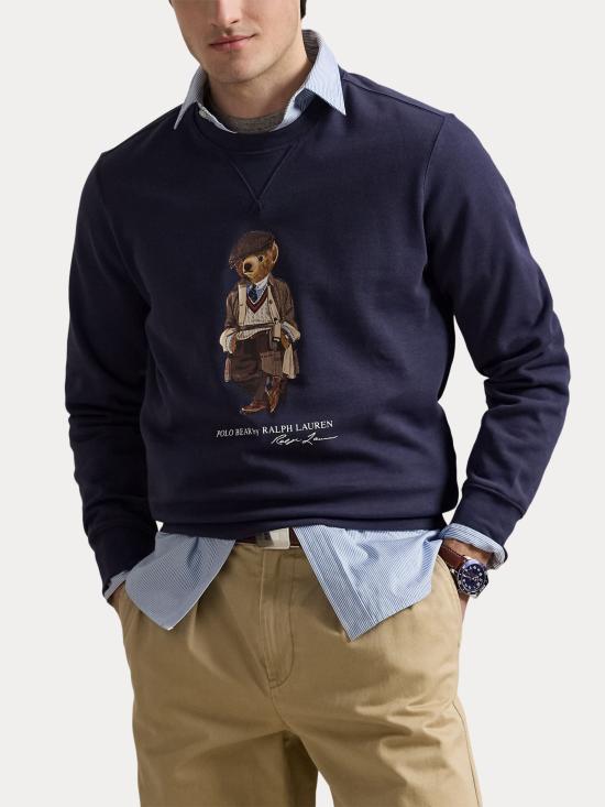 25FW 랄프 로렌 긴팔 티셔츠 710980305 001 Blue - RALPH LAUREN