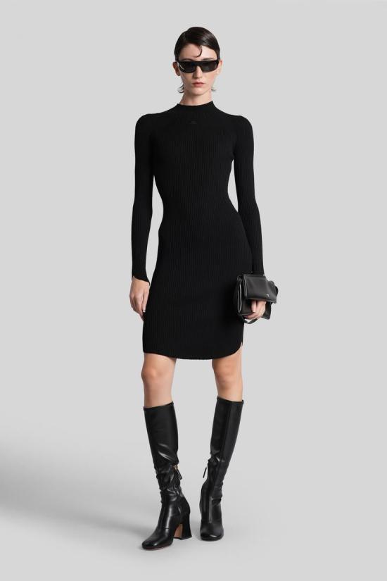 25FW 쿠레쥬 숏 원피스 430111 325MRO690FI0001 Black