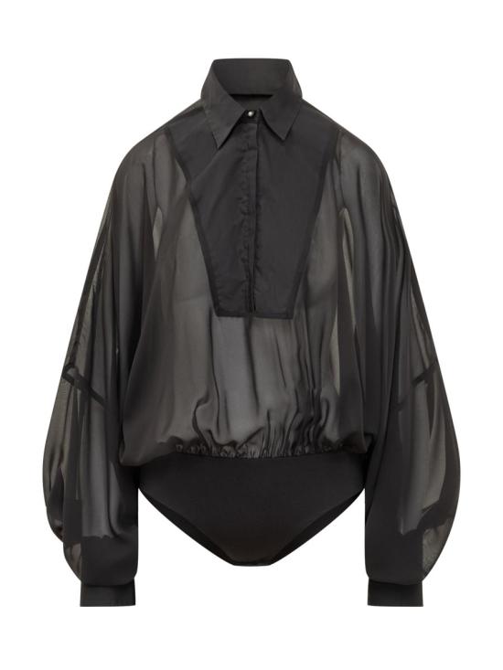 25FW 핑코 셔츠 105571A2VN Z99 Black