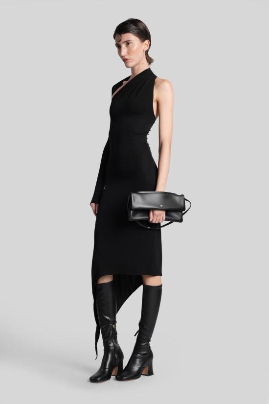 25FW 쿠레쥬 롱 원피스 430103 424JRO523JS0145 Black - COURREGES