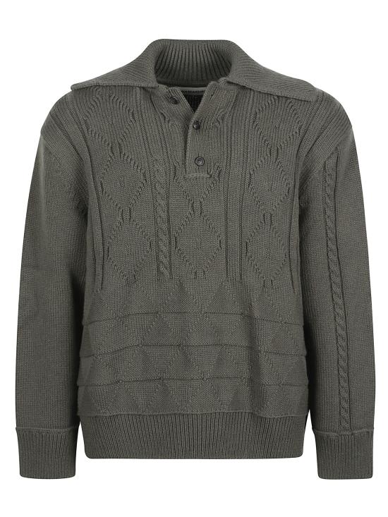 25FW 나마체코 가디건 7600N72103001 MILITARYGREEN Green