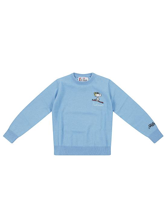 25FW [키즈] 세인트바쓰 캐시미어 니트 DOU0021 01726I Clear Blue