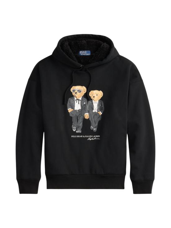 25FW 랄프 로렌 긴팔 티셔츠 710981802 001 Black