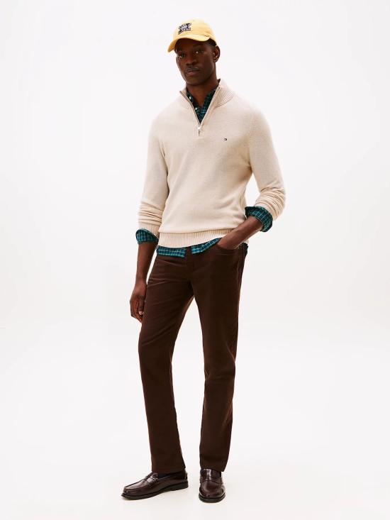 25FW 타미힐피거 가디건 MW0MW36536 AFL Beige - TOMMY HILFIGER