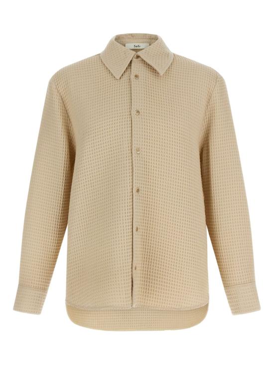 25FW 세퍼 긴팔 셔츠 OSEARY IVORYWAFFLE Ivory - SEFR