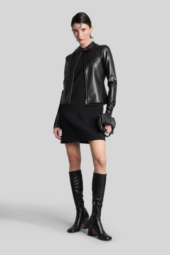 25FW 쿠레쥬 숏 원피스 430120 325CRO687WO0113 Black - COURREGES