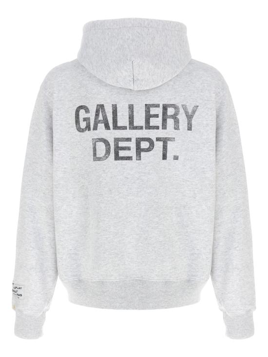 25FW 갤러리 디파트먼트 페인트 로고 후드 티셔츠 GPH50044 LTHEATHERGREY Grey - GALLERY DEPT
