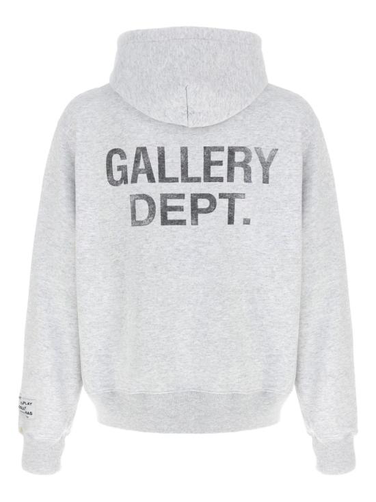 25FW 갤러리 디파트먼트 페인트 로고 후드 티셔츠 GPH50044 LTHEATHERGREY Grey - GALLERY DEPT