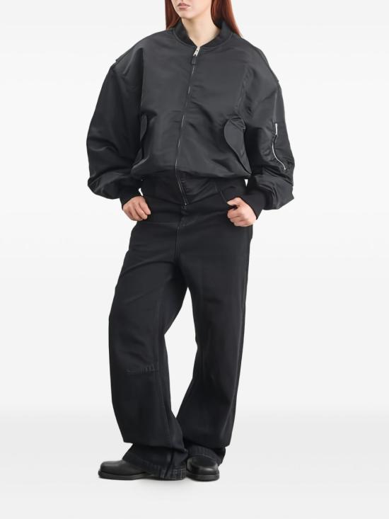 25FW 엔타이어 스튜디오 봄버 자켓 ESU1044 OIL Black - ENTIRE STUDIOS