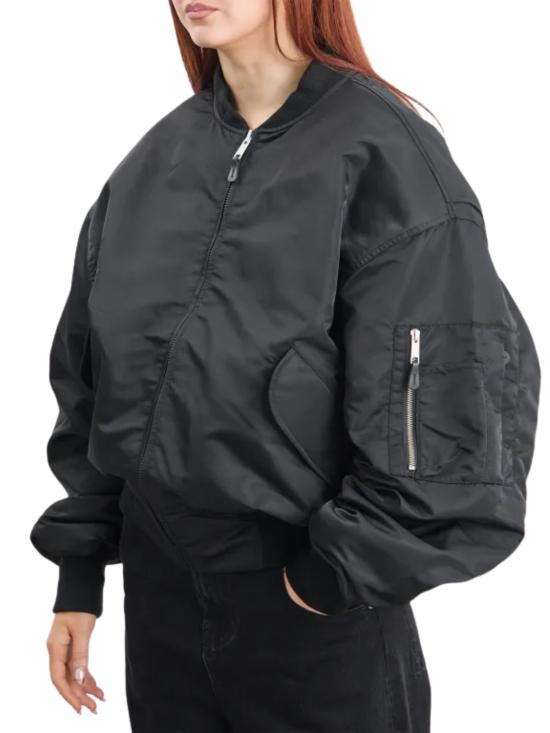 25FW 엔타이어 스튜디오 봄버 자켓 ESU1044 OIL Black - ENTIRE STUDIOS