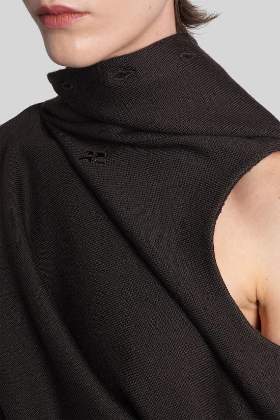 25FW 쿠레쥬 미디 원피스 430128 425MRO723FI0036 BROWN - COURREGES