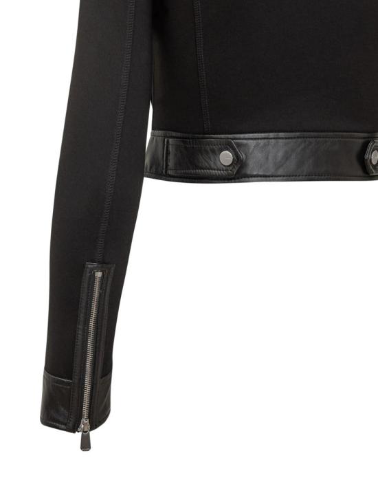 25FW 핑코 가죽 자켓 105367Y75K Z99 Black - PINKO