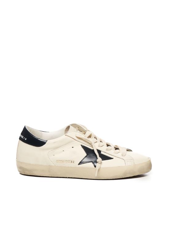 26SS 골든구스 슈퍼스타 스니커즈 GMF00101 F00416415430 BEIGE NIGHT BLUE - GOLDEN GOOSE