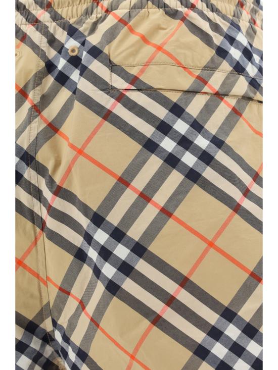 26SS 버버리 체크 스윔팬츠 8087335 B9368 Beige - BURBERRY