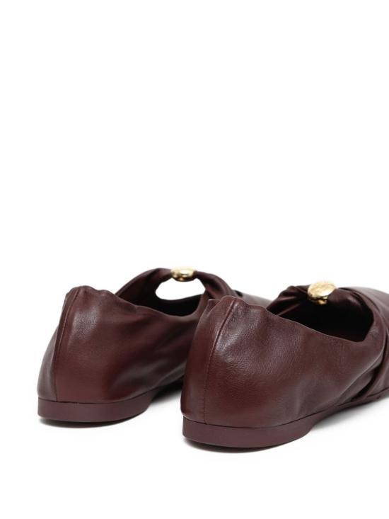 25FW 로에베 플랫 슈즈 L815466 X467110 Bordeaux - LOEWE