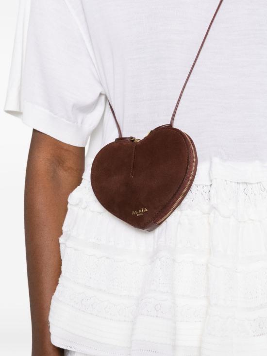 26SS 알라이아 숄더백 AA1P043CA577 743 Brown - ALAIA