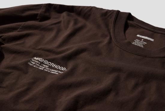 25FW 네이버후드 긴팔 티셔츠 NH . TEE LS-12 252PCNH-LT12 브라운 - NEIGHBORHOOD