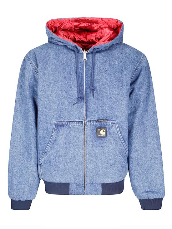 25FW 칼하트 WIP 자켓 I0359663FZ12 BLUE USA RED DOM