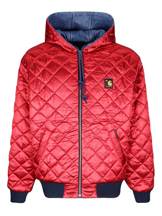 25FW 칼하트 WIP 자켓 I0359663FZ12 BLUE USA RED DOM - CARHARTT WIP