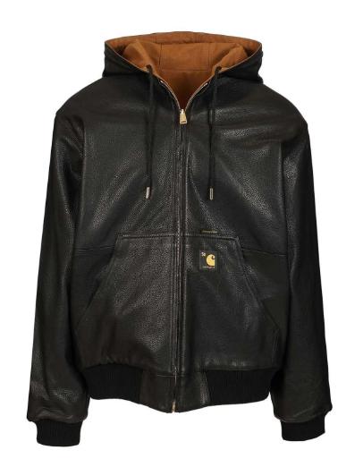 25FW 칼하트 WIP OG 액티브 레더 자켓 I0359673R0XX BLACK HAMILTON BROWN DOM