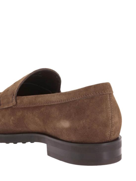 25FW 토즈 스탬프 모노그램 스웨이드 로퍼 XXM0ZF0Q920RE0S818 Brown - TODS