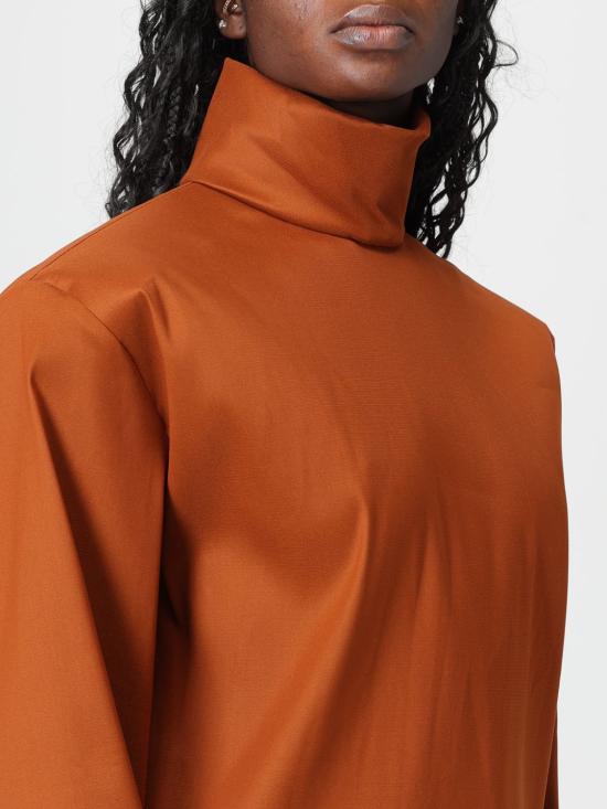 25FW 생로랑 실크 블렌드 탑 845857Y5J95 2498 Leather - SAINT LAURENT