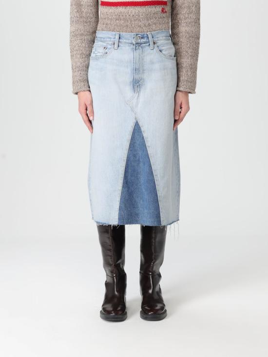 25FW 폴로 랄프로렌 데님 스커트 211971231 001 Denim