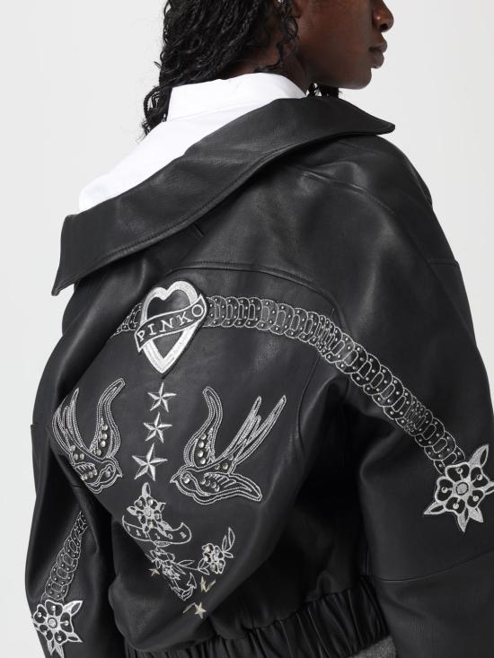 25FW 핑코 자켓 105793A2U7 Z99 Black - PINKO