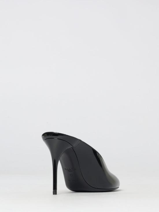 25FW 알라이아 뮬/슬리퍼 AA3M048CK168 999 Black - ALAIA