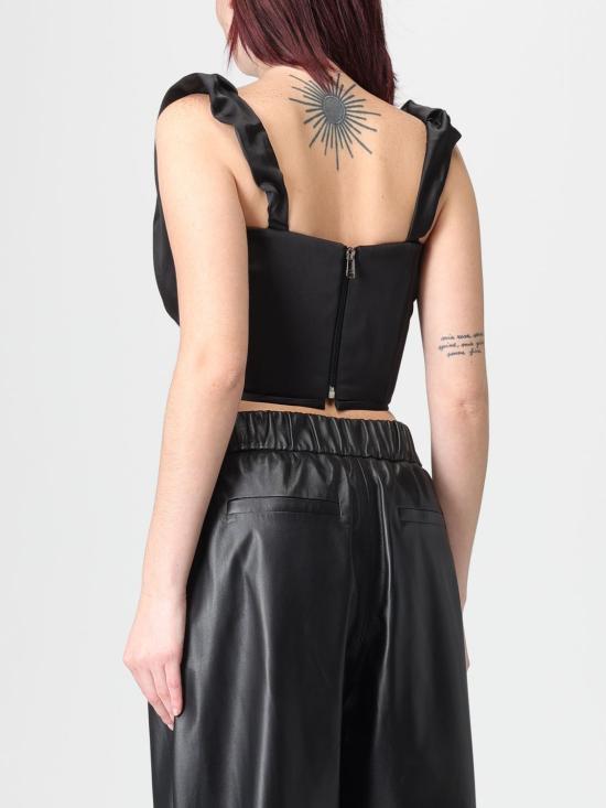 25FW 비비안웨스트우드 민소매 티셔츠 1503003BW01AD N401 Black - VIVIENNE WESTWOOD