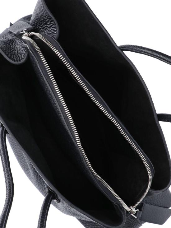 26SS 디 아티코 라 파세지아타 미디엄 탑 핸들 백 250WAH00054 LBT117AA100 Black - THE ATTICO