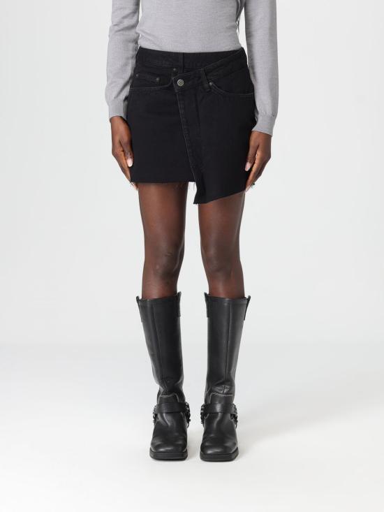 25FW 수비 숏 스커트 WCO23SK002 Black