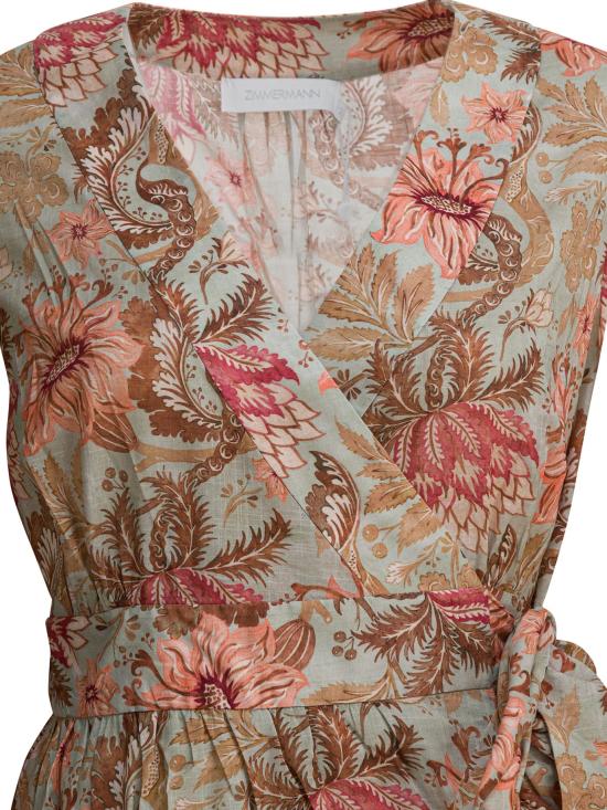 26SS 짐머만 미디 원피스 2449DRS263STFS - ZIMMERMANN