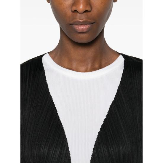 25FW 플리츠플리즈 가디건 PP59JA10815 BLACK DOM - PLEATS PLEASE