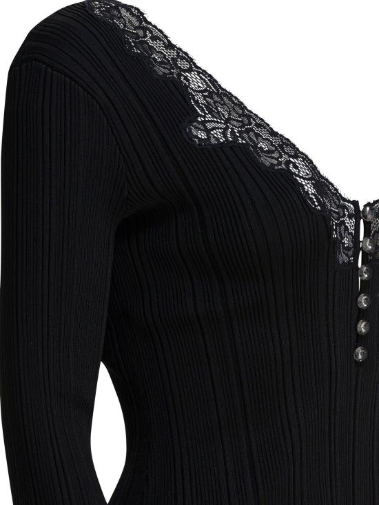 25FW 셀프 포트레이트 탑 AW25042TBBLACK - SELF PORTRAIT