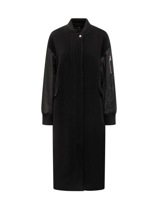 25FW 핑코 트렌치 코트 105640A2SL Z99 NERO LIMOUSINE