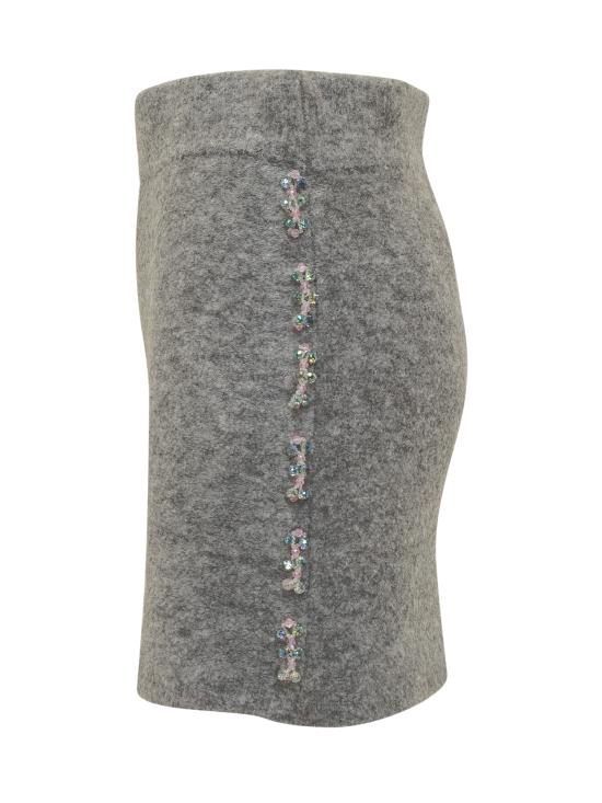 25FW 핑코 스커트 105949A2YE II2 GRIGIO MONUMENTO - PINKO