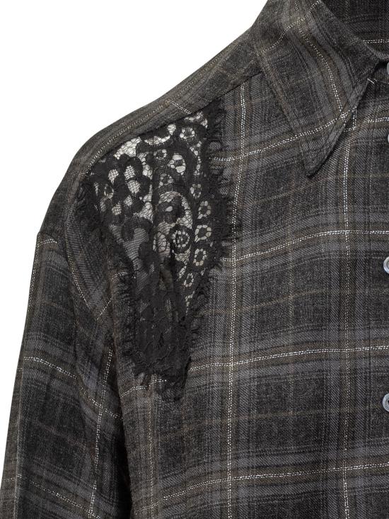 25FW 핑코 셔츠 106109A30D IK1 GRIGIO ARGENTO - PINKO