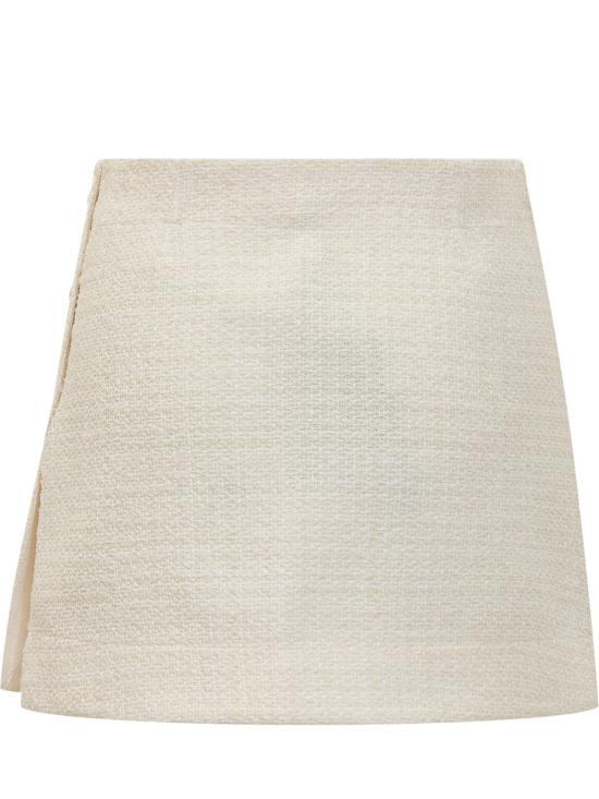 25FW 핑코 숏 스커트 105792A2VJ Z05 BIANCO BIANCANEVE - PINKO