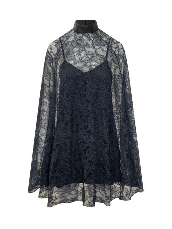 25FW 핑코 숏 원피스 105503A2R7 G41 BLU NOTTE