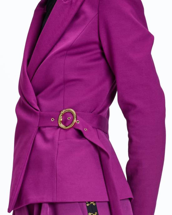 25FW 저스트까발리 수트 자켓 79PAQ705 J0092 343 ciliegia VIOLA - JUST CAVALLI