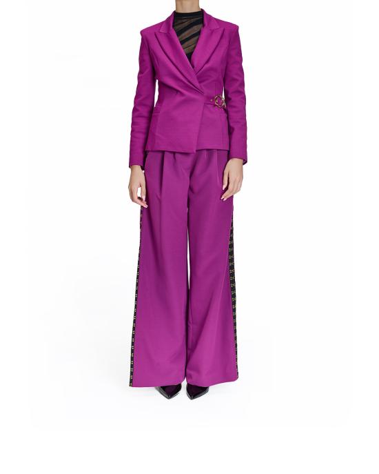 25FW 저스트까발리 수트 자켓 79PAQ705 J0092 343 ciliegia VIOLA - JUST CAVALLI