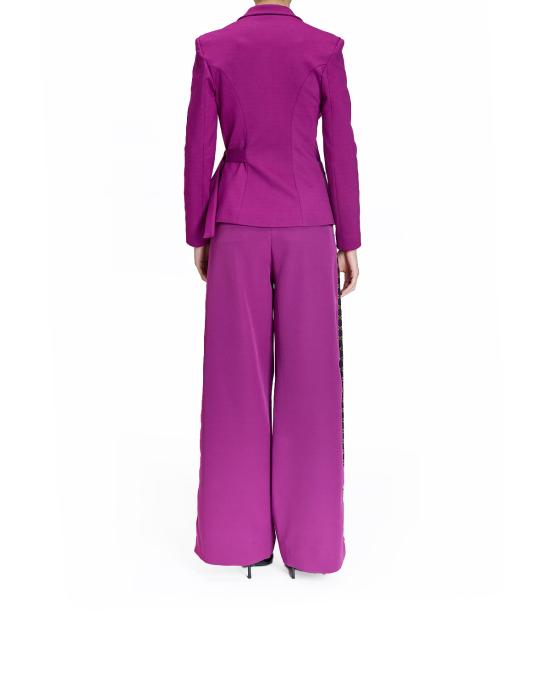 25FW 저스트까발리 수트 자켓 79PAQ705 J0092 343 ciliegia VIOLA - JUST CAVALLI