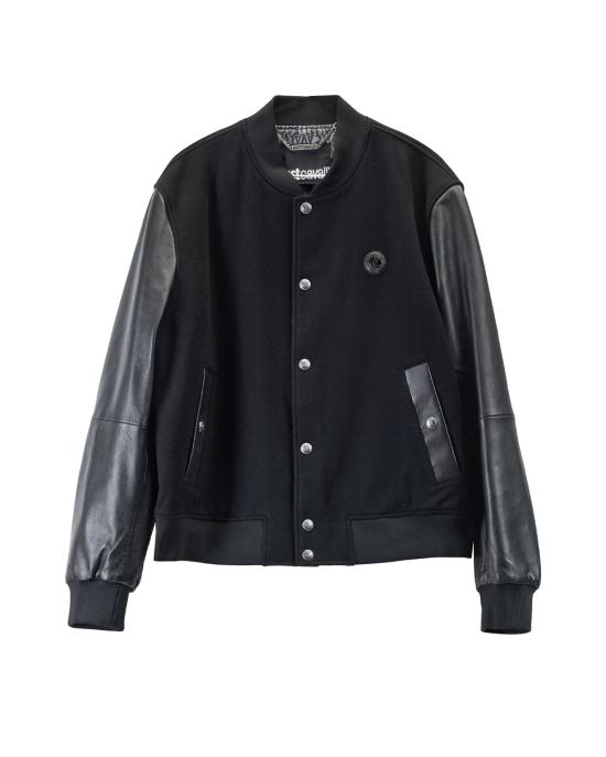 25FW 저스트까발리 가죽 자켓 79OAVP01 CP009 899 NERO