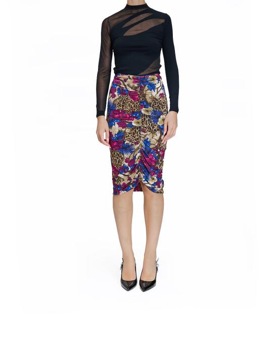 25FW 저스트까발리 롱 스커트 79PAE815 JS531 R69 MULTICOLOR - JUST CAVALLI