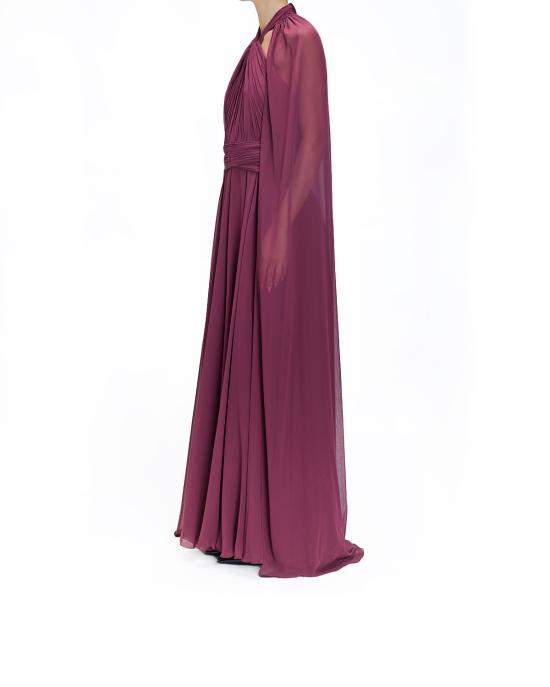 25FW 제니 롱 원피스 79AAO446 00345 570 rododendron BORDEAUX - GENNY