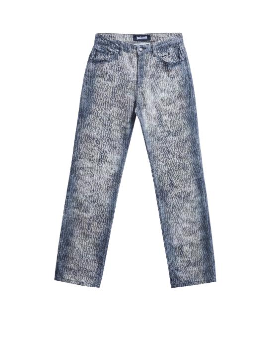 25FW 저스트까발리 데님 팬츠 79OAB5R2 CEWC4 899 MULTICOLOR