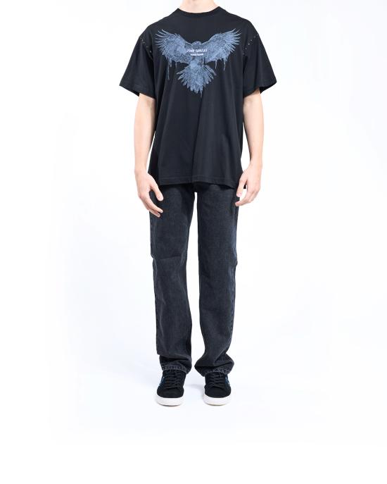 25FW 저스트까발리 반팔 티셔츠 79OAHE05 CJ110 899 NERO - JUST CAVALLI