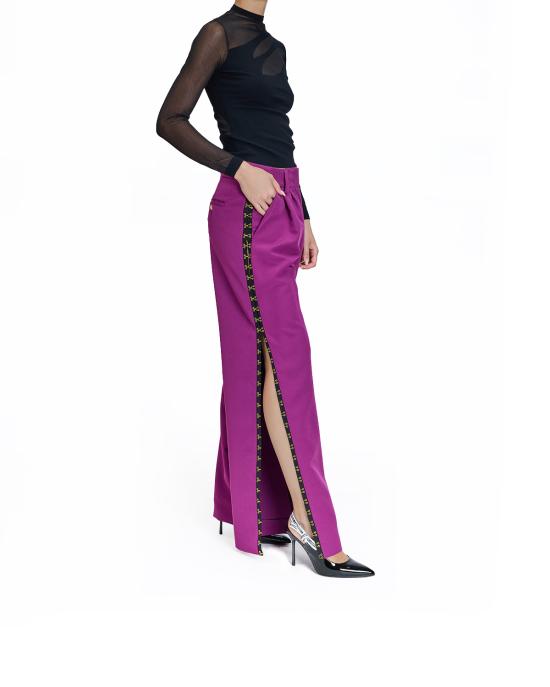 25FW 저스트까발리 팬츠 79PAA1A3 N0626 343 ciliegia VIOLA - JUST CAVALLI