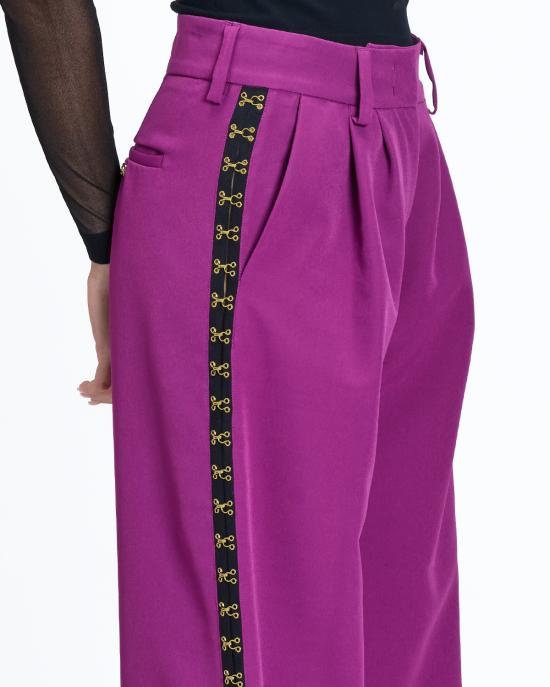 25FW 저스트까발리 팬츠 79PAA1A3 N0626 343 ciliegia VIOLA - JUST CAVALLI